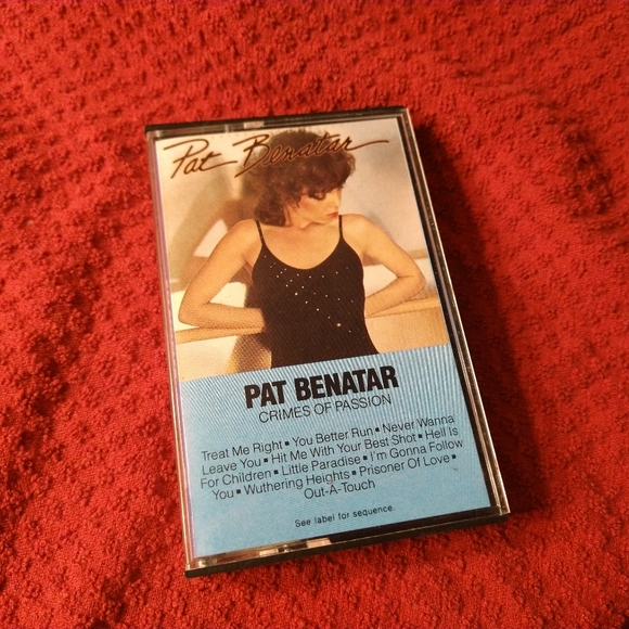 Vintage 1980 Pat Benatar Crimes of Passion Cassette Tape Music Rock (Works) - Picture 1 of 4
